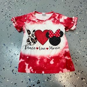 Disney Inspired Minnie Mouse Top